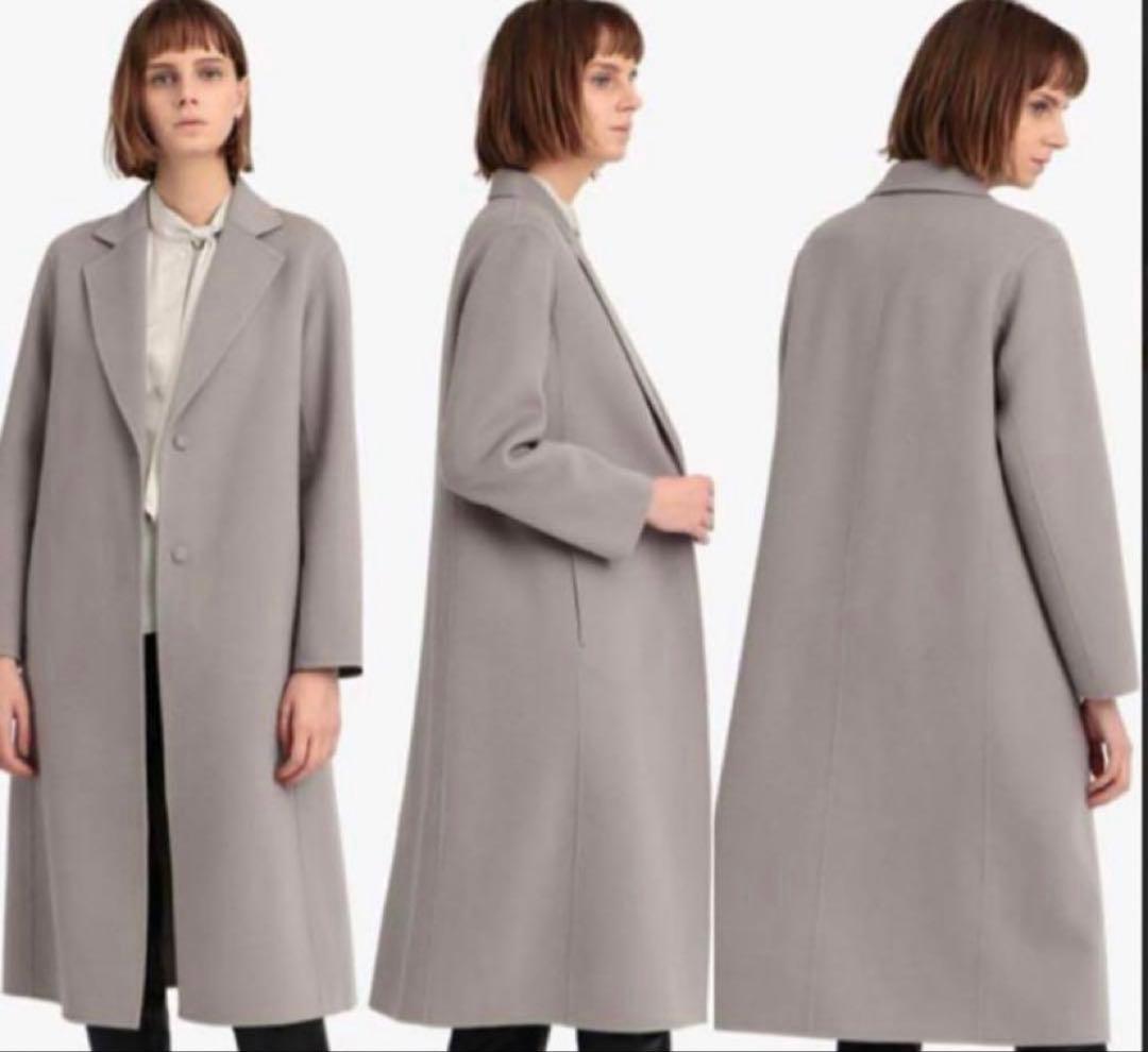 セオリーリュクス　カシミヤ混ダブルフェイスコート36