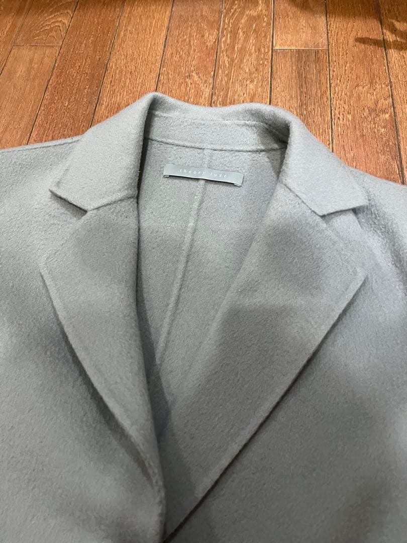 セオリーリュクス　カシミヤ混ダブルフェイスコート36