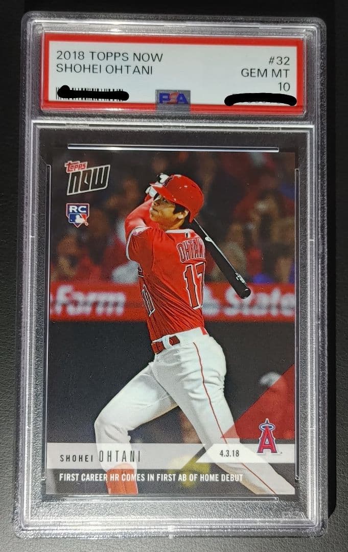 Topps 大谷翔平 2018 RC 初勝利・ホームラン 【PSA 10】