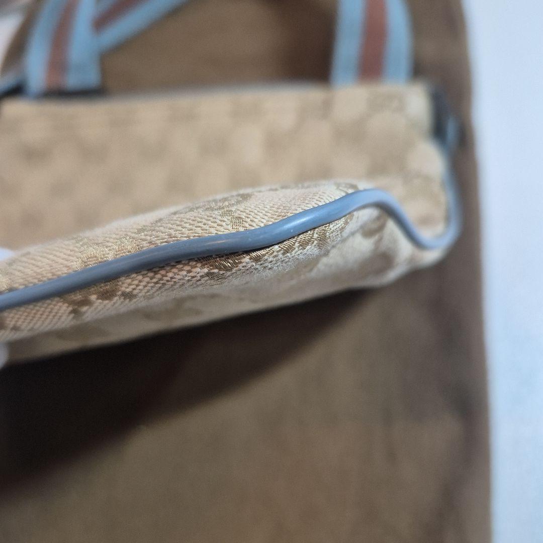 希少　GUCCI グッチ GGキャンバス シェリー ウェビング ショルダーバッグ