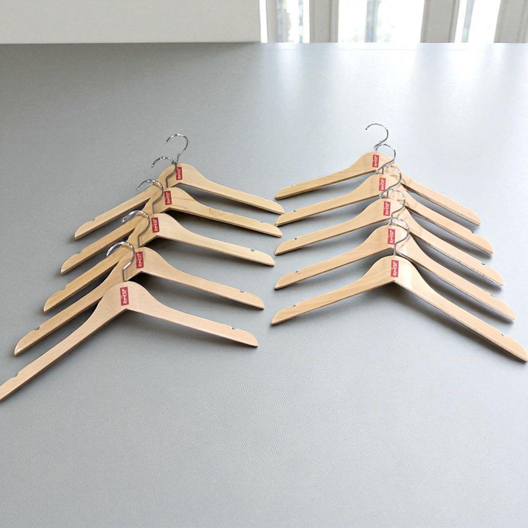八5759【未使用品】リーバイス　木製ハンガー　10本セット