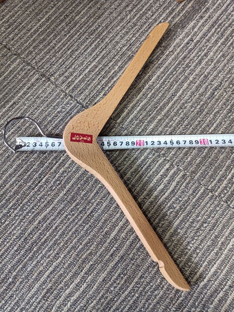 八5759【未使用品】リーバイス　木製ハンガー　10本セット