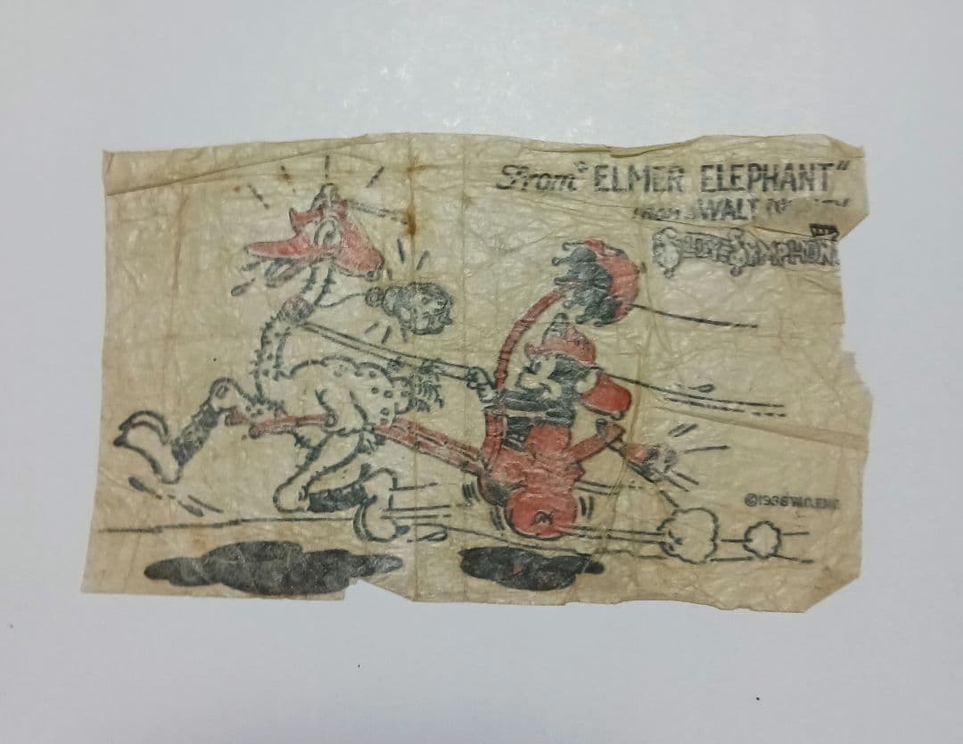 ビンテージ転写紙 アイロンプリント ウォルト・ディズニー 40s 50s