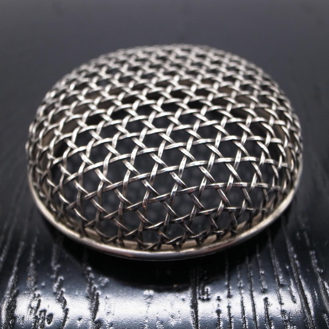 白磁香炉　純銀火屋　銘　永楽