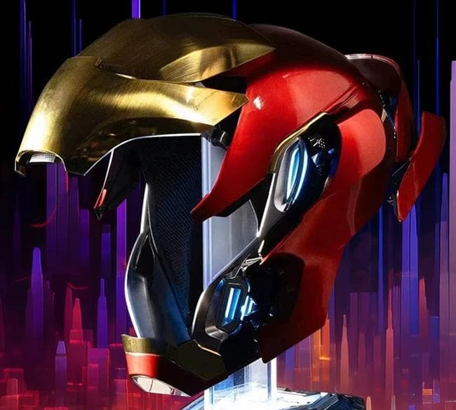 新品　アイアンマンMK50 マスク　ヘルメット 音声認識開閉可能