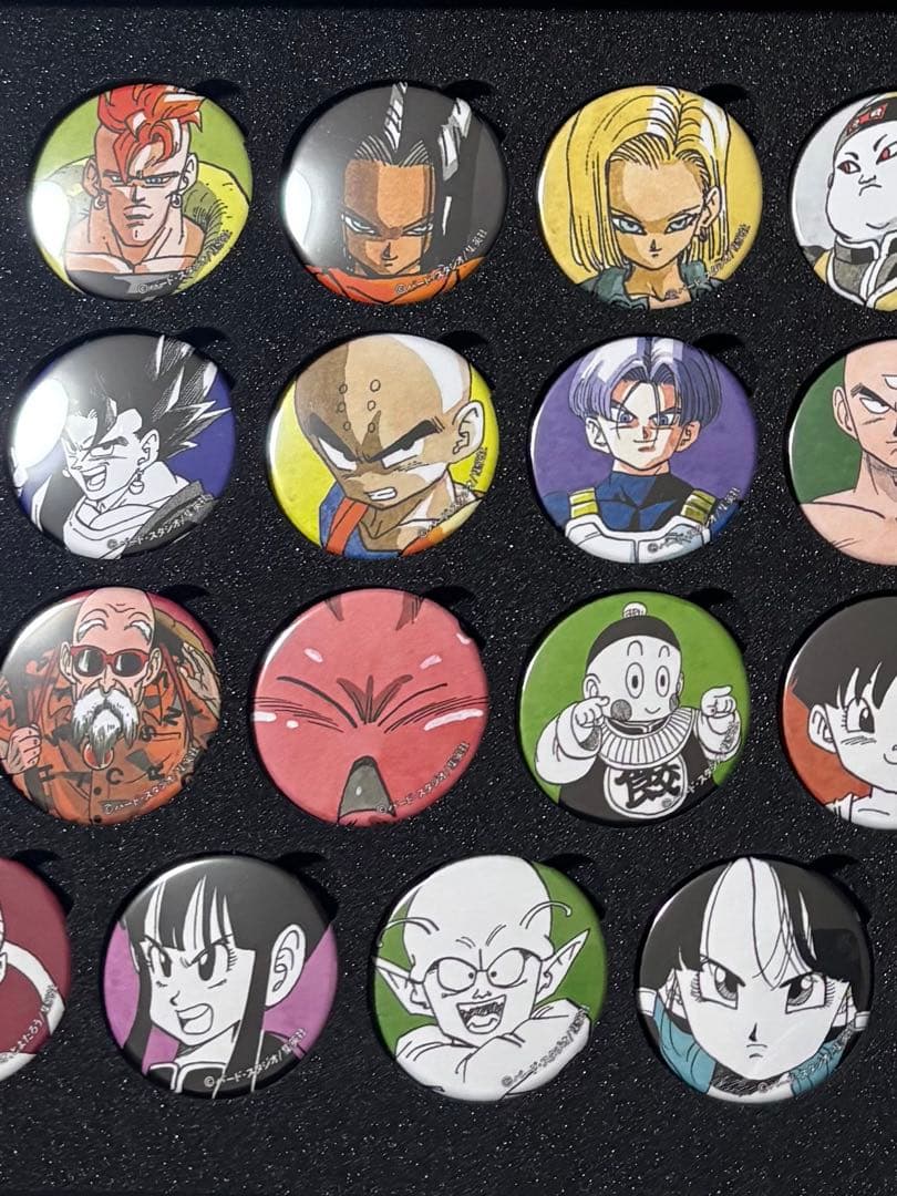ドラゴンボール 39周年39種類缶バッジ 当選通知書付き