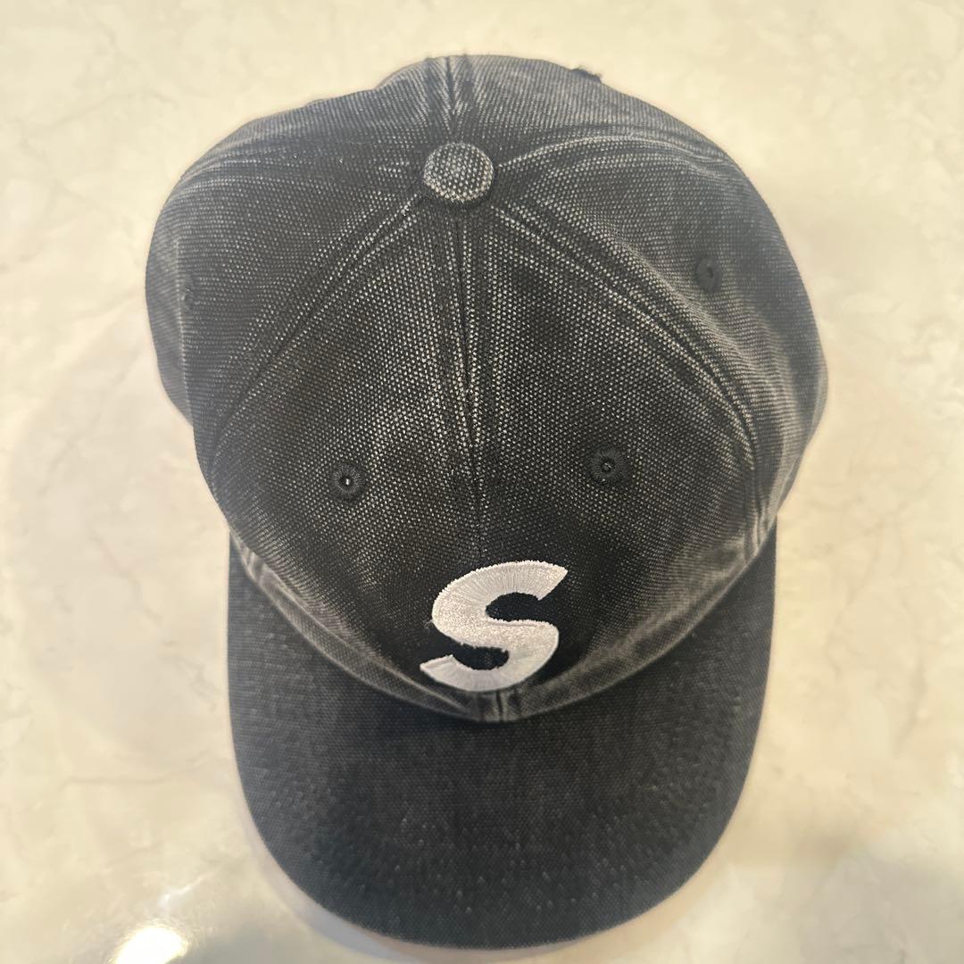 SUPREME Sロゴ ブラックキャップ FV25