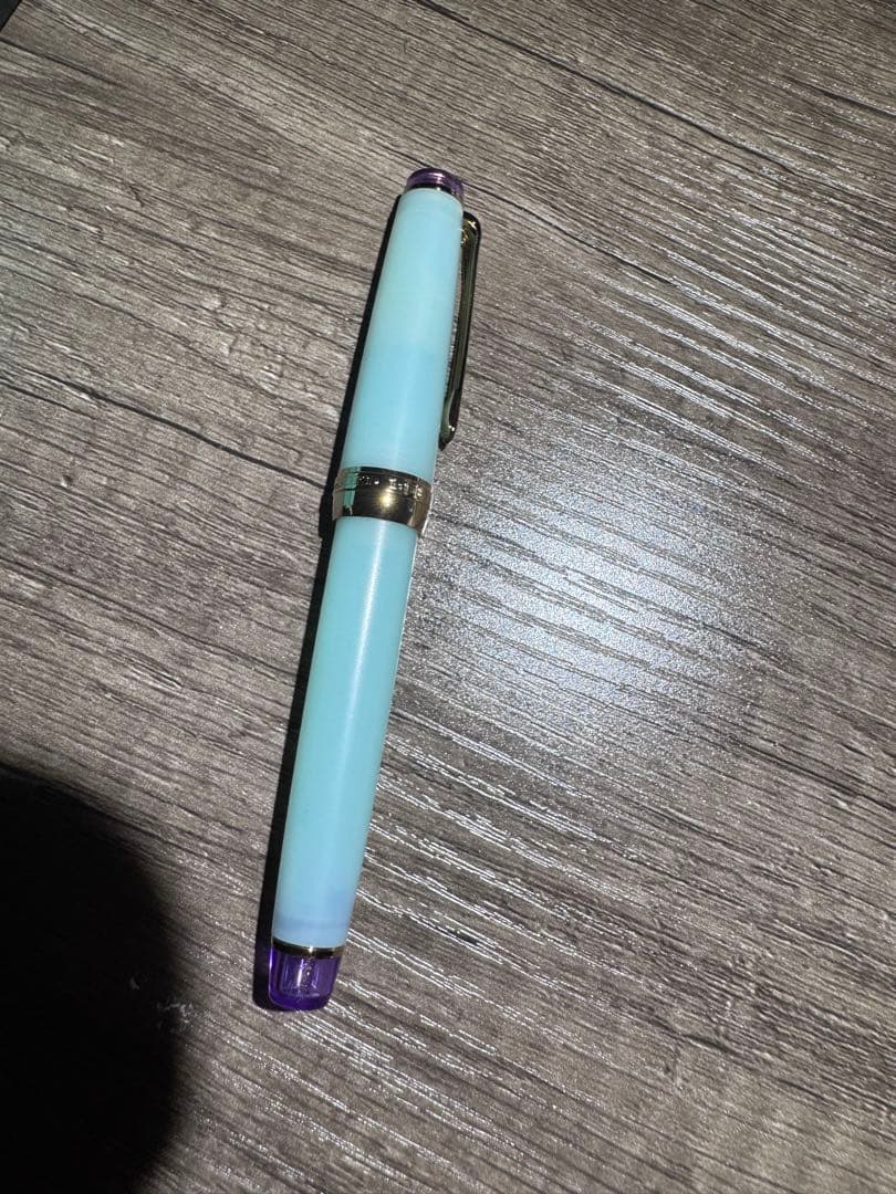 プロギア万年筆天色シリーズ春雨きれいなカラー新品美品