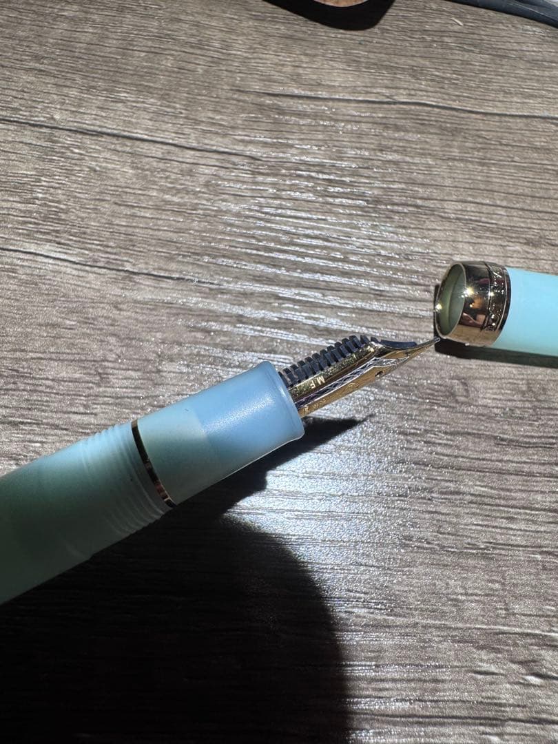 プロギア万年筆天色シリーズ春雨きれいなカラー新品美品