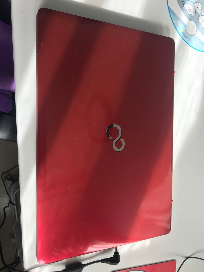 富士通 ノートPC AH45レッド