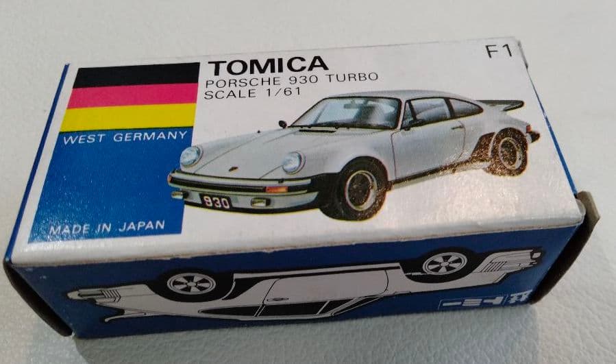 激レア トミカ青箱 ポルシェ930ターボ 日本製