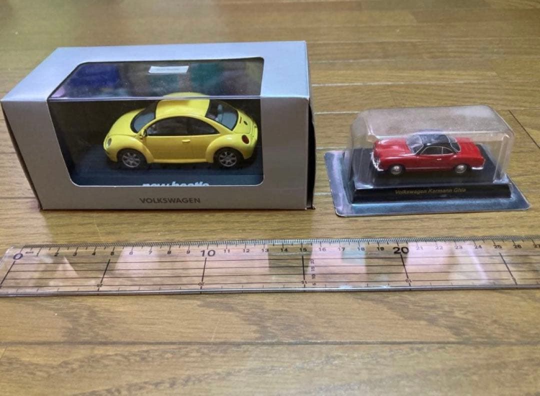 【貴重】Volkswagen ミニカーセット イエロー レッド