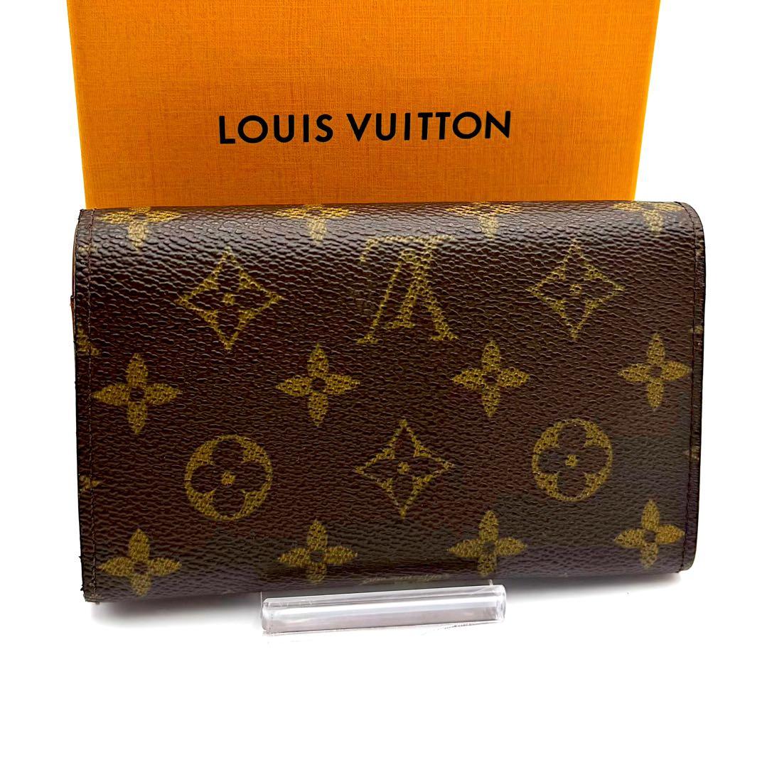 ルイヴィトン ポルトフォイユ トレゾール 財布 L字ファスナモノグラム