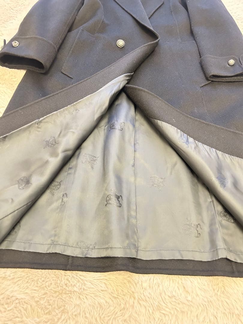 クレモナタグ付き未使用（訳あり） 上質なカシミヤ100％ロングコート