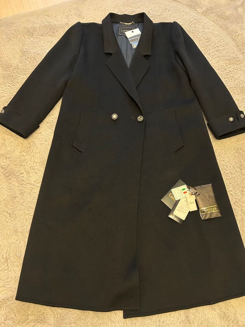クレモナタグ付き未使用（訳あり） 上質なカシミヤ100％ロングコート