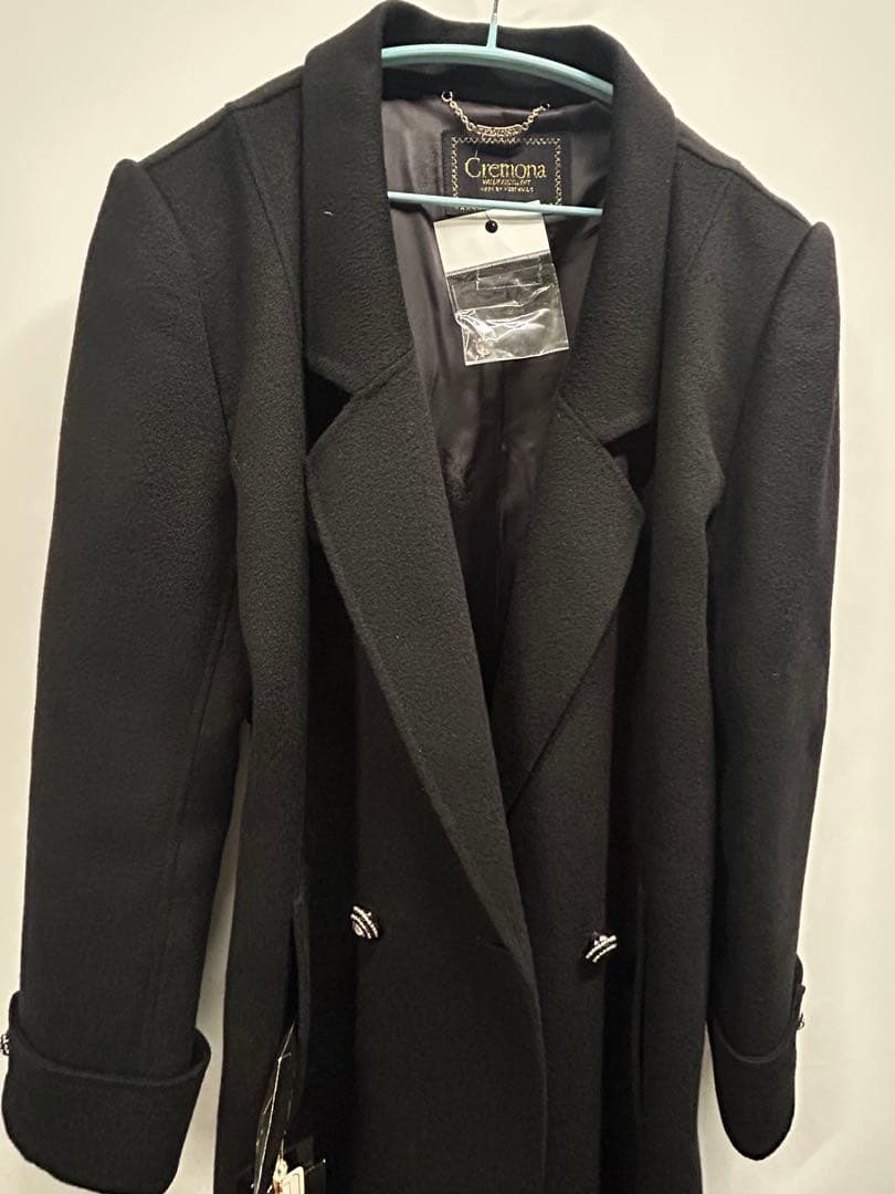 クレモナタグ付き未使用（訳あり） 上質なカシミヤ100％ロングコート