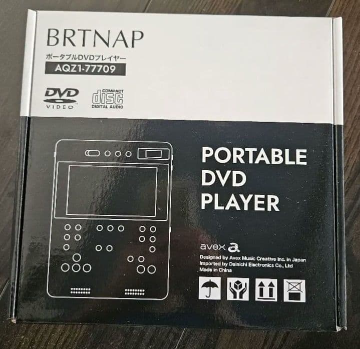 早い者勝ち！お値下げ♪動作確認のみ新品 BRTNAP ポータブルDVDプレーヤー