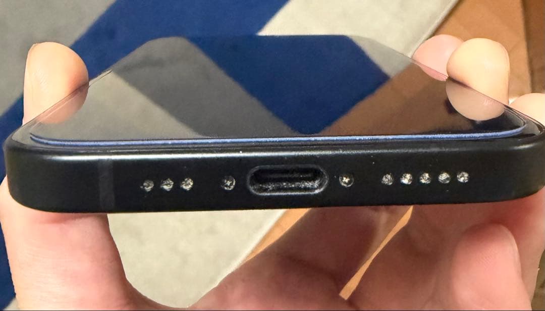 【美品】iPhone15 128GB 本体 ブラック 箱あり ジャンク アップル