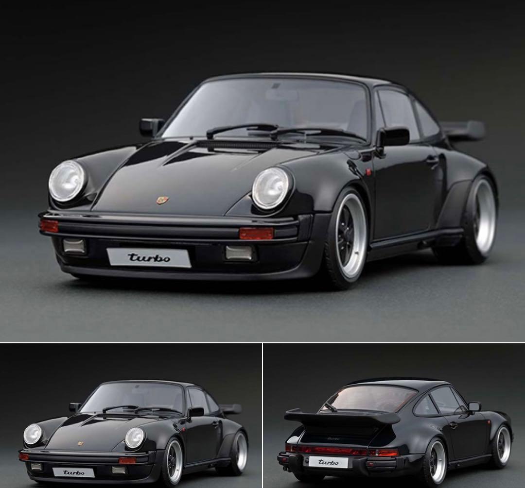 超希少　イグニッションモデル　ポルシェ 911 ターボ 1/18 ブラック　新品