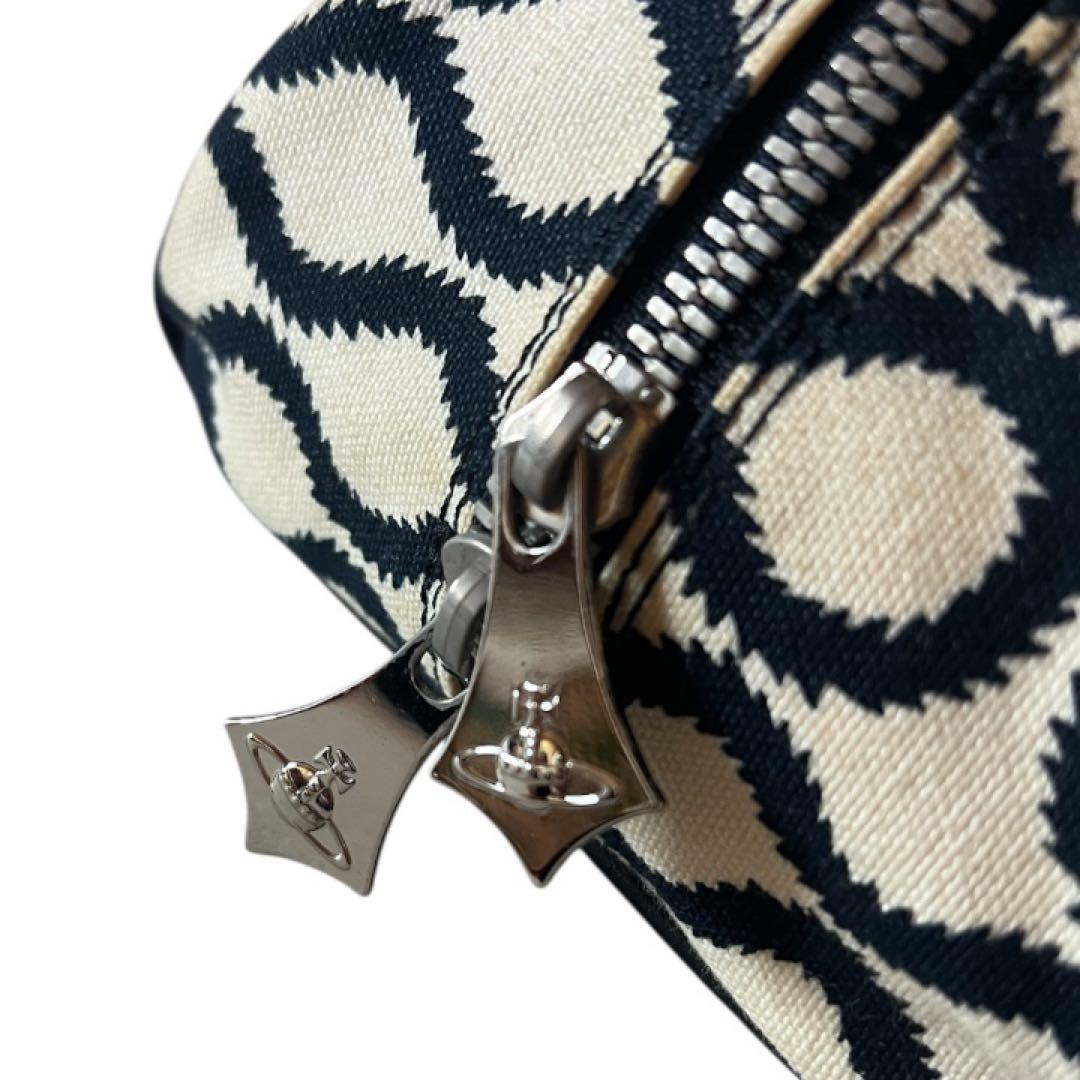 【美品】vivienne westwood ボストンバッグ 総柄 オーブ