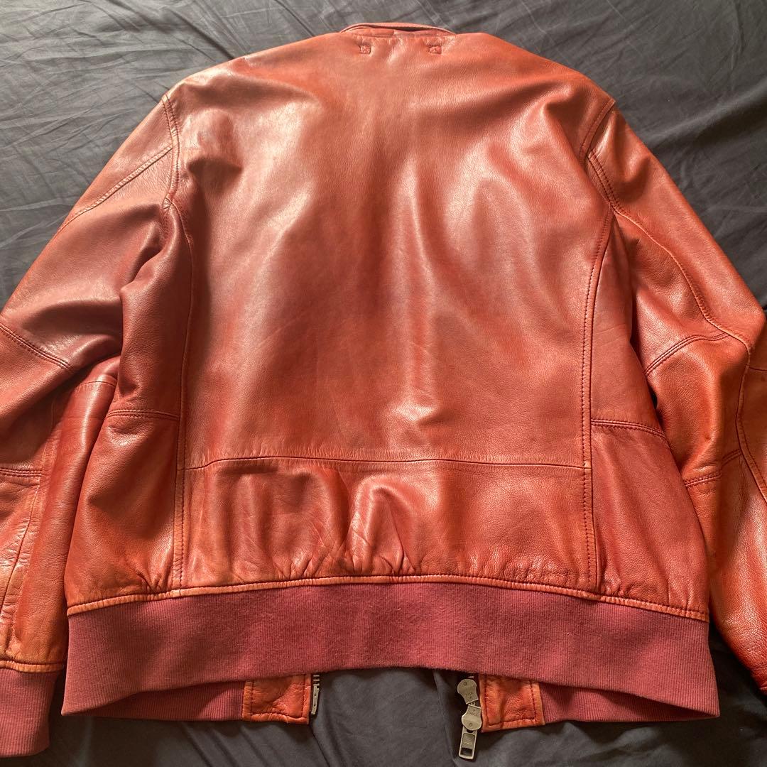 AVIREX 革ジャン　レッド