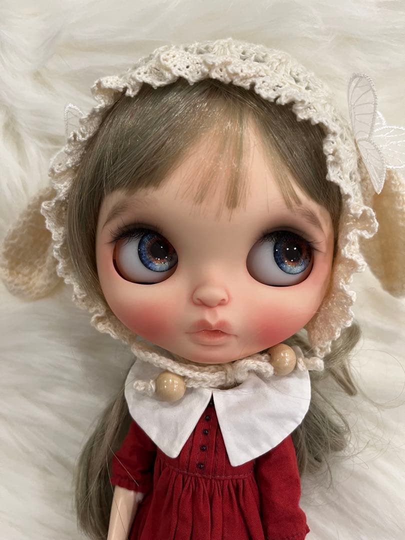 月の雫さま専用　カスタムブライス ファニ フラミンゴ　作家さま