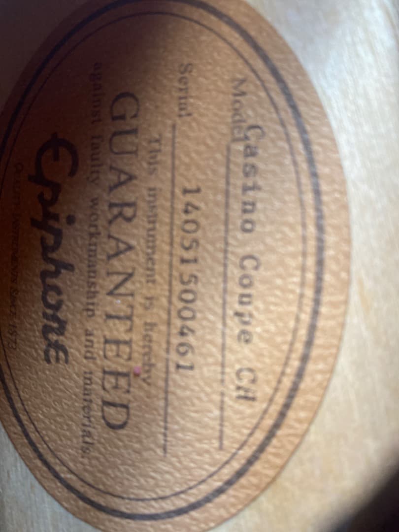 Epiphone Casino Coupe CH さらに値下げしました‼️