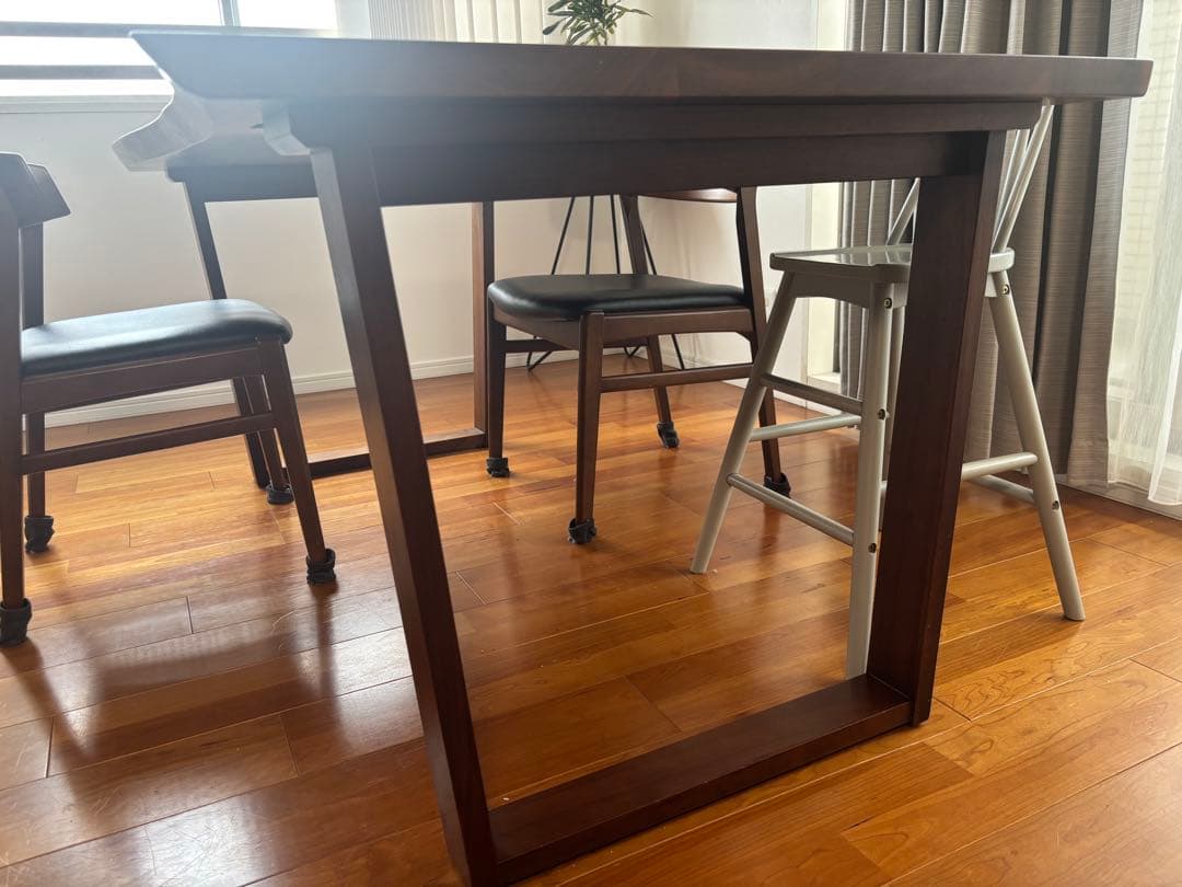 【専用】直接引渡　日本製 ウォールナット ダイニングテーブル 160×90×72