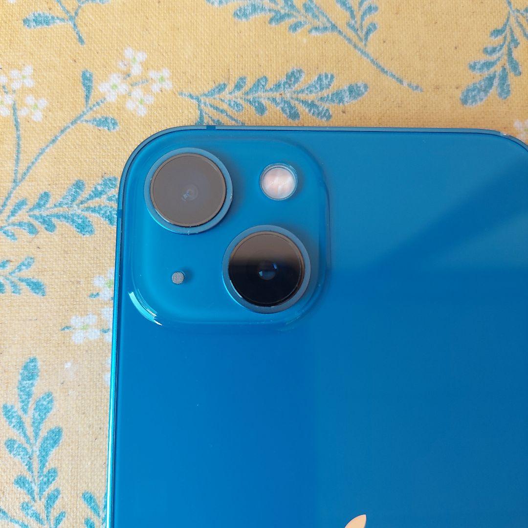 Apple iPhone 13 本体 青　128GB　iFaceケース付き