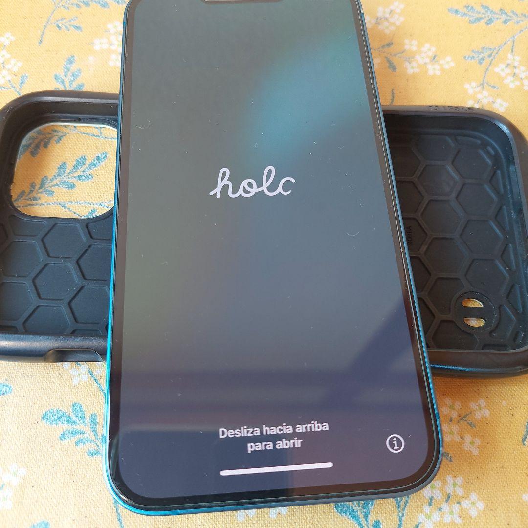 Apple iPhone 13 本体 青　128GB　iFaceケース付き