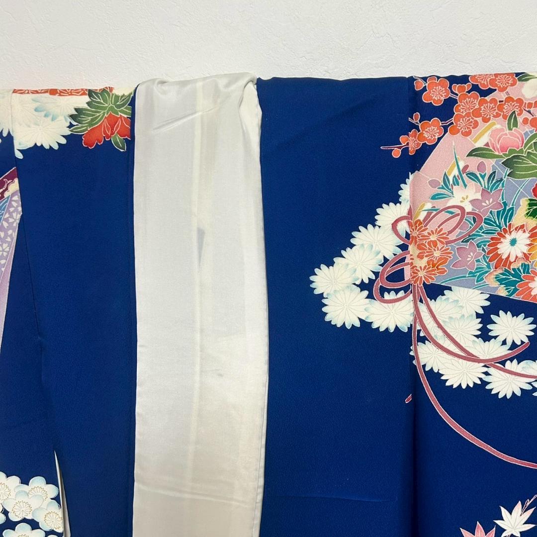 KP1781 振袖 身丈157cm 正絹 着物 成人式