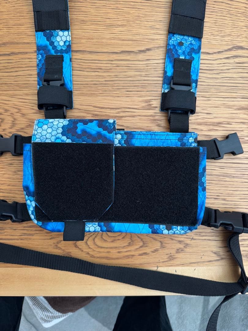 チェストリグ TEMPTALIA Xpac 青　パッチ付き