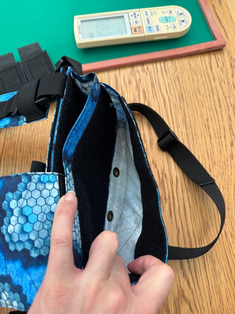 チェストリグ TEMPTALIA Xpac 青　パッチ付き