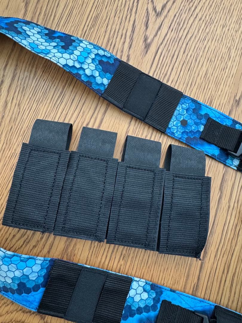 チェストリグ TEMPTALIA Xpac 青　パッチ付き