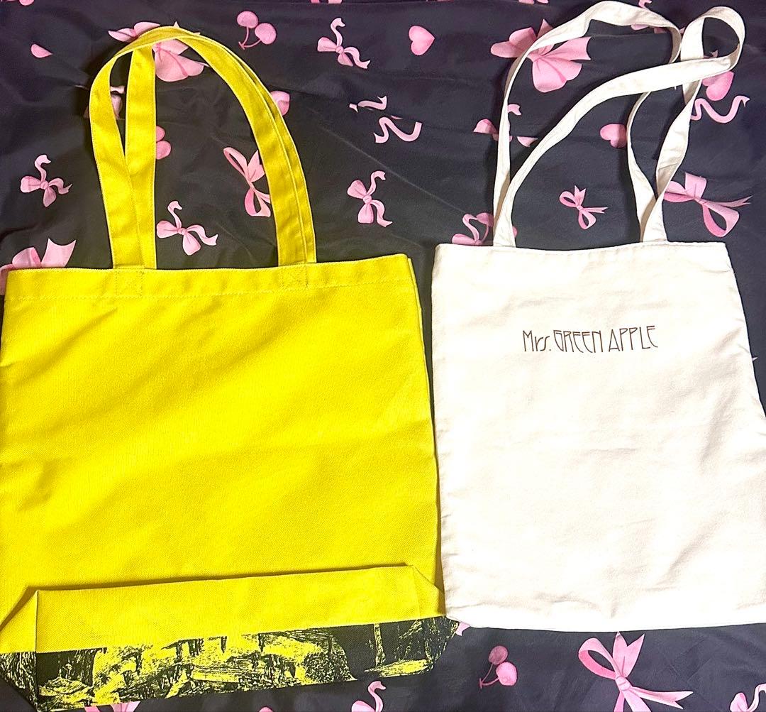 Mrs. GREEN APPLE バベルの塔 トートバッグ 金テープ おまけ