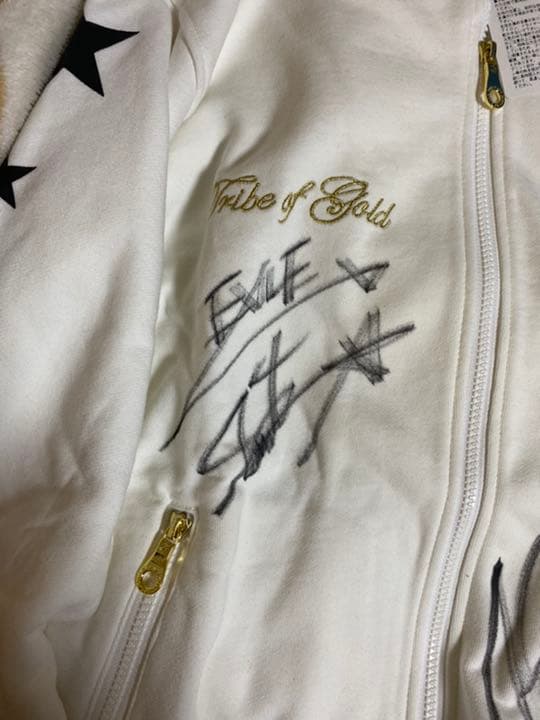 EXILE MATSU直筆サイン入り24Karatsフルジップパーカー