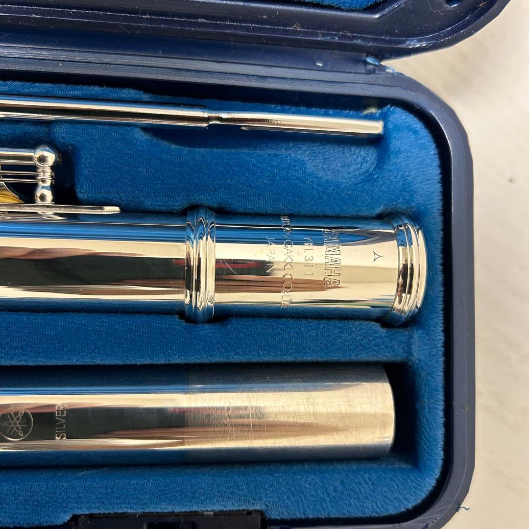 ヤマハフルート　YFL-311 頭銀製　Eメカ付き