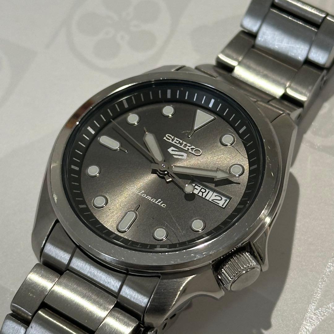 【動作確認済】SEIKO セイコー5 SPORTS自動巻き メンズ腕時計　時計