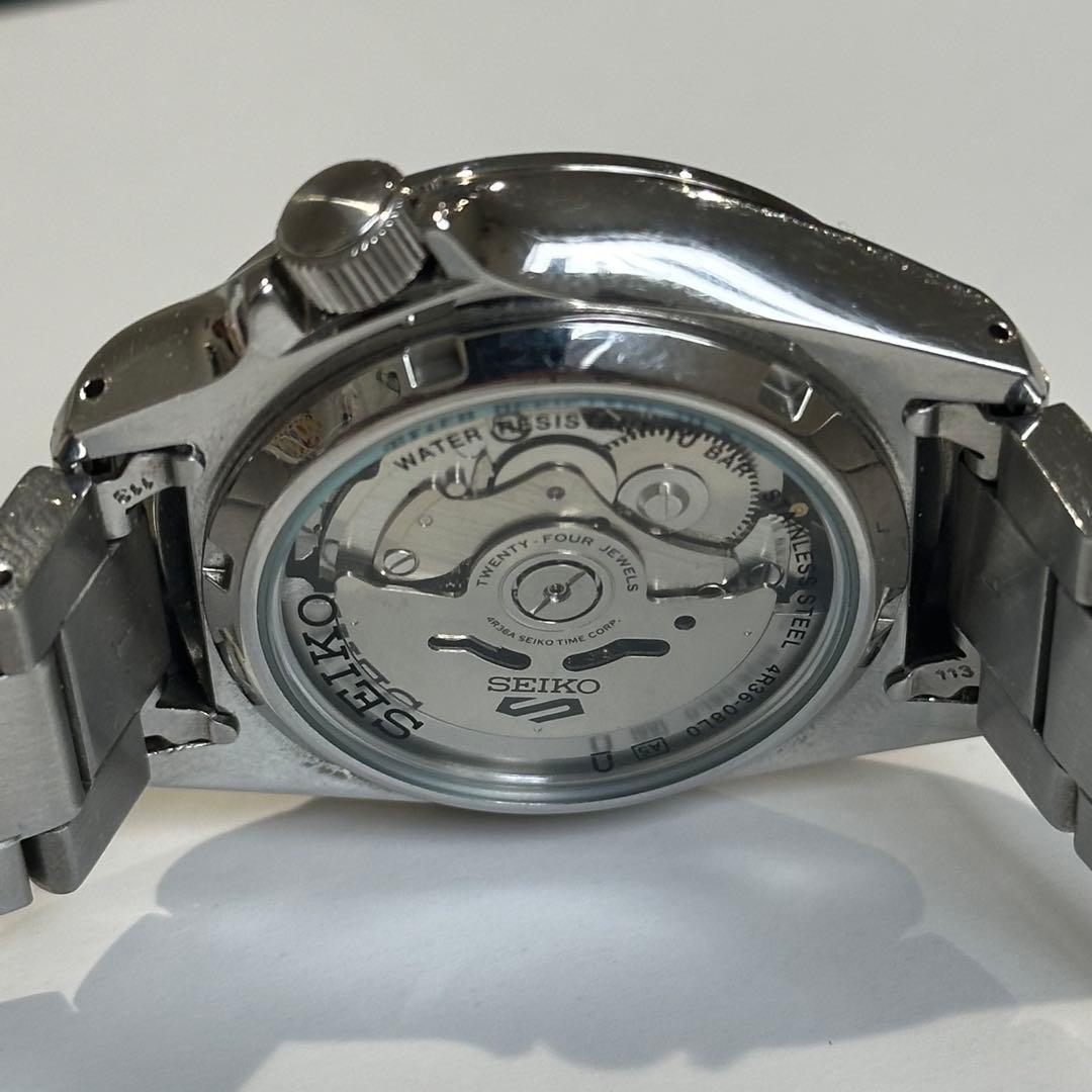 【動作確認済】SEIKO セイコー5 SPORTS自動巻き メンズ腕時計　時計