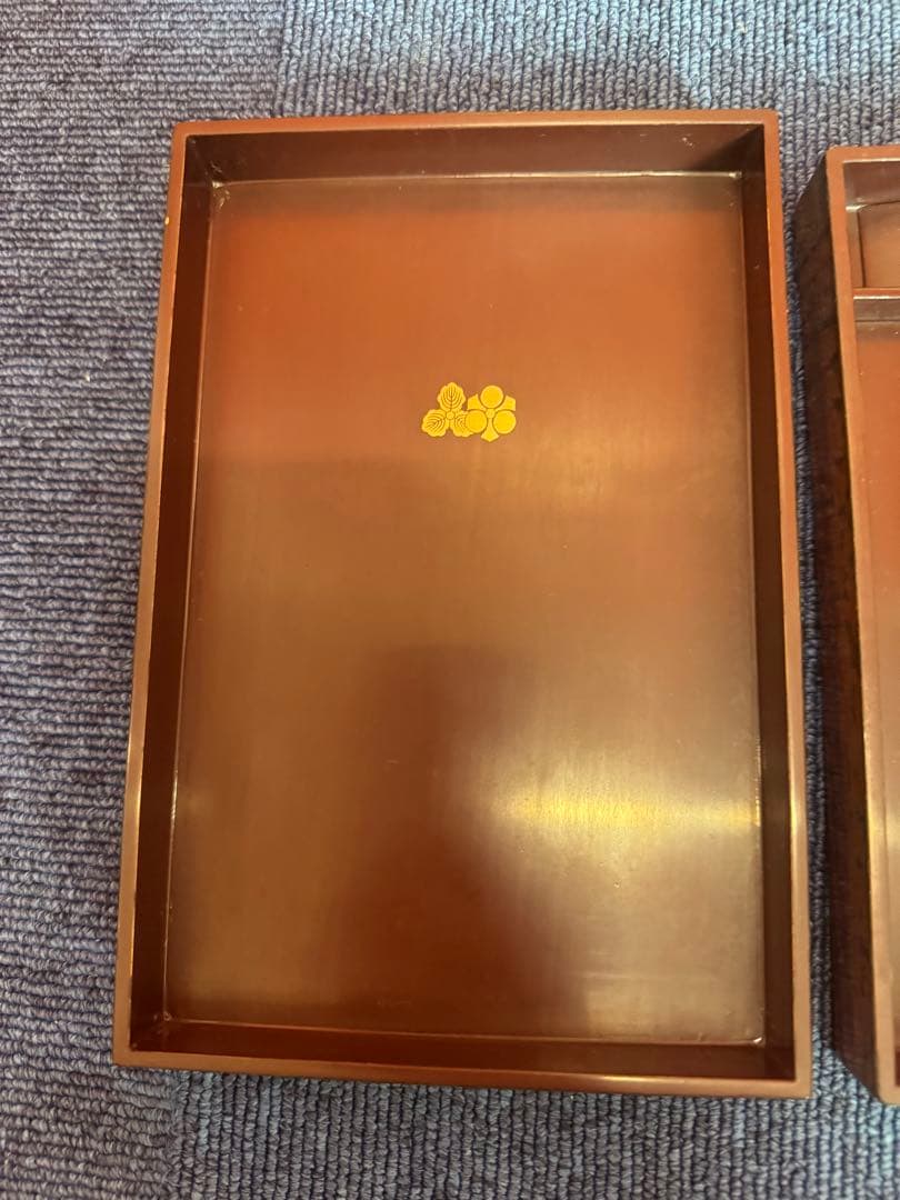 2052 尚美堂　純銀地梅入　木箱　工芸品