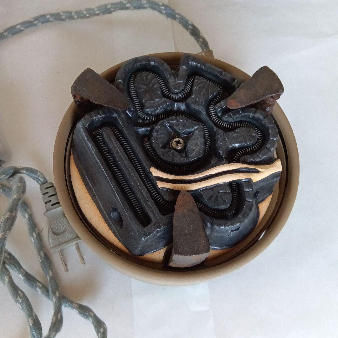 茶道具 鬼面風炉釜