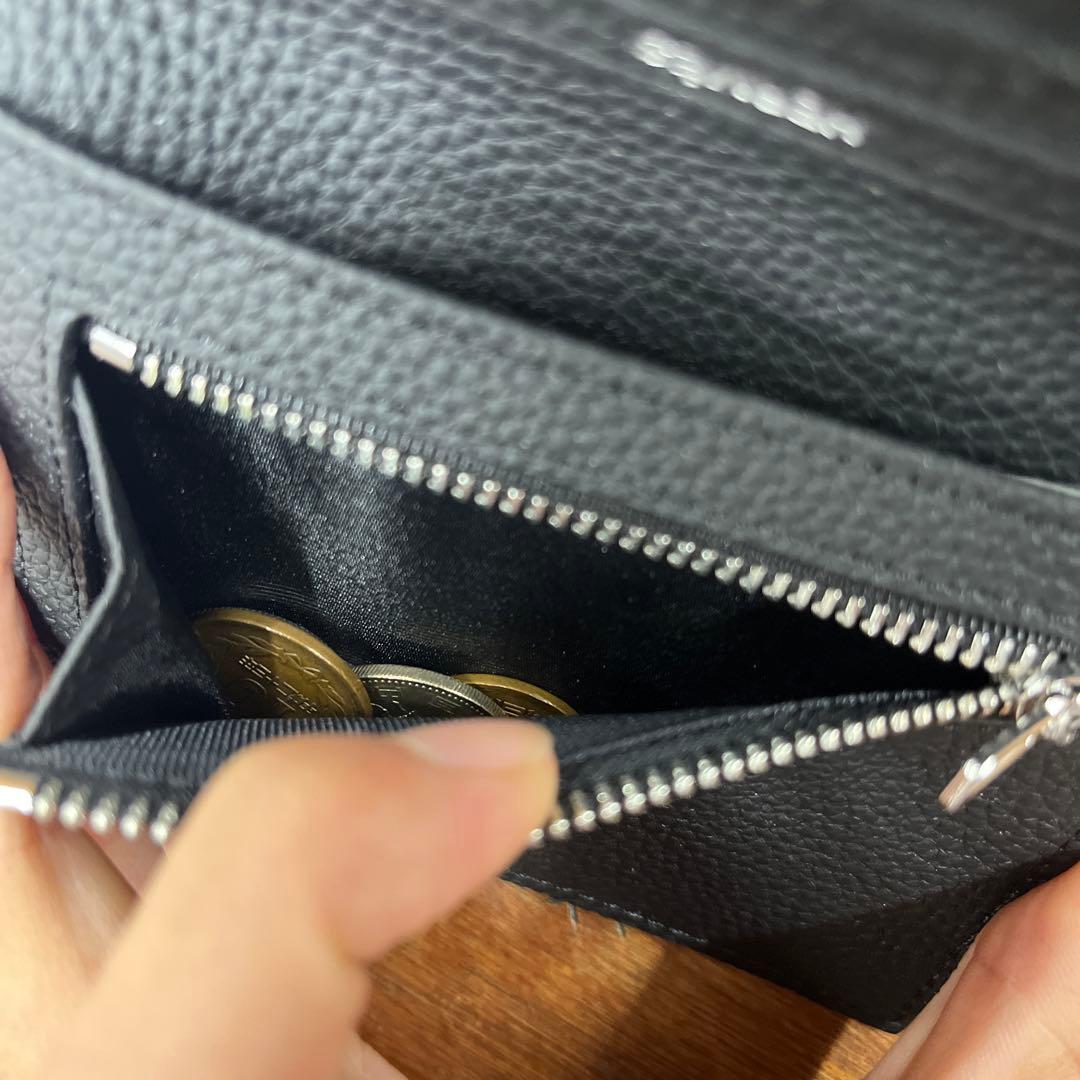 HERMESブラック べアン 二つ折り財布