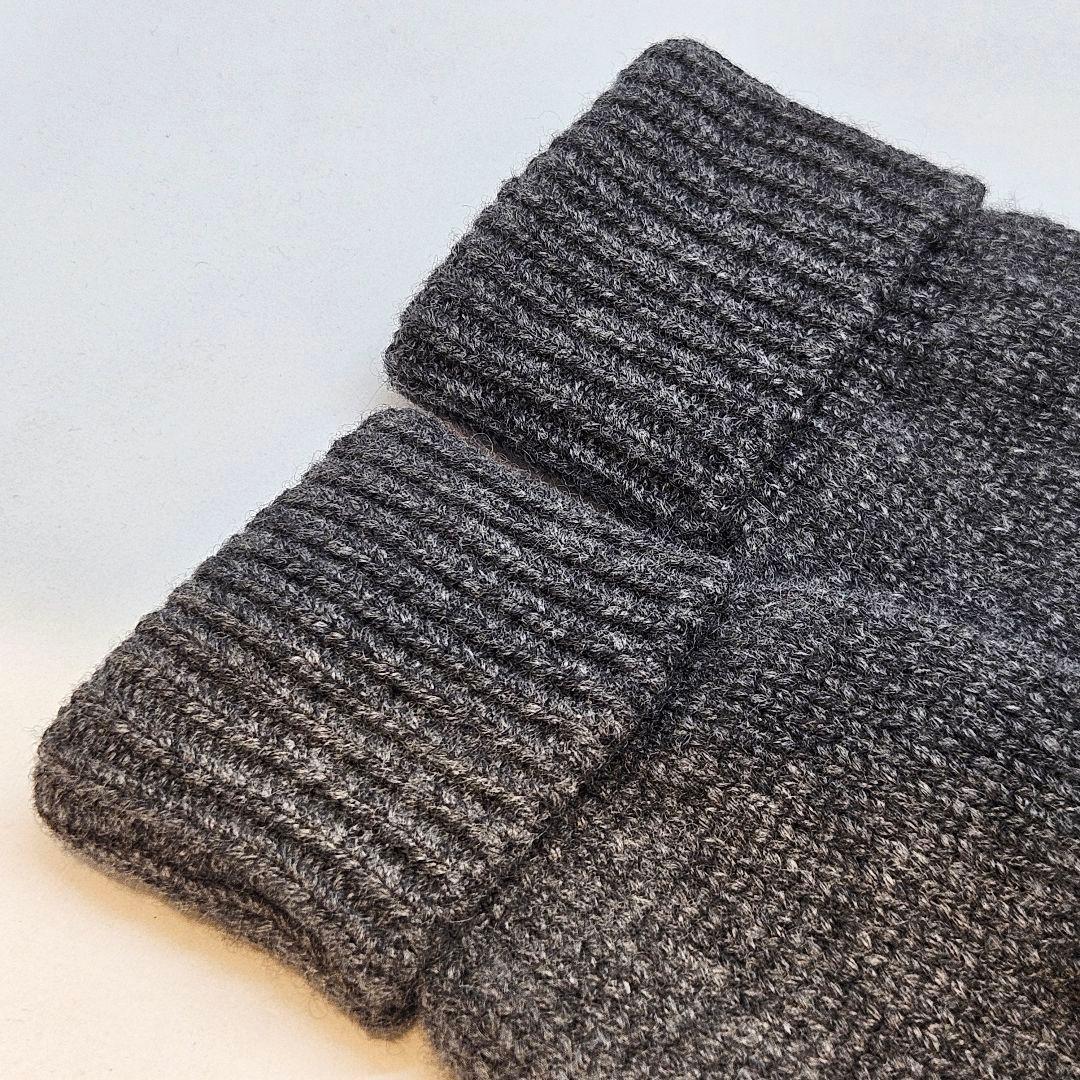 新品 エルメス ミトン ウインター フォーブル グレー 手袋