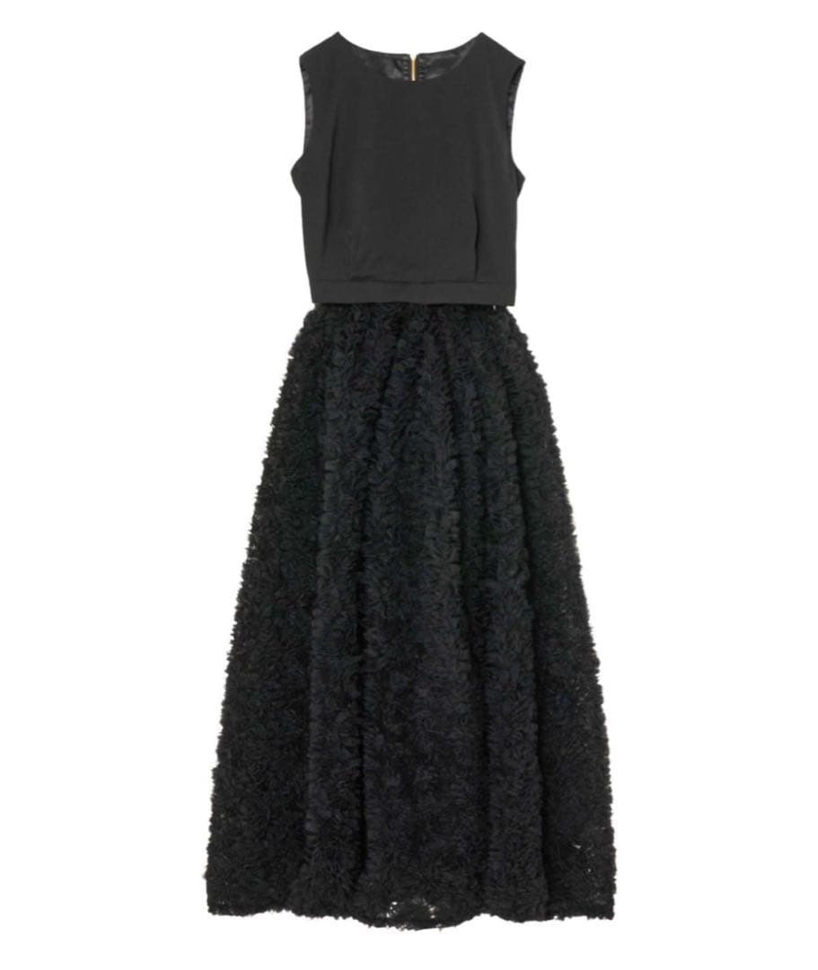 【ANDRESD】チュールドレス／ブラック Lサイズ