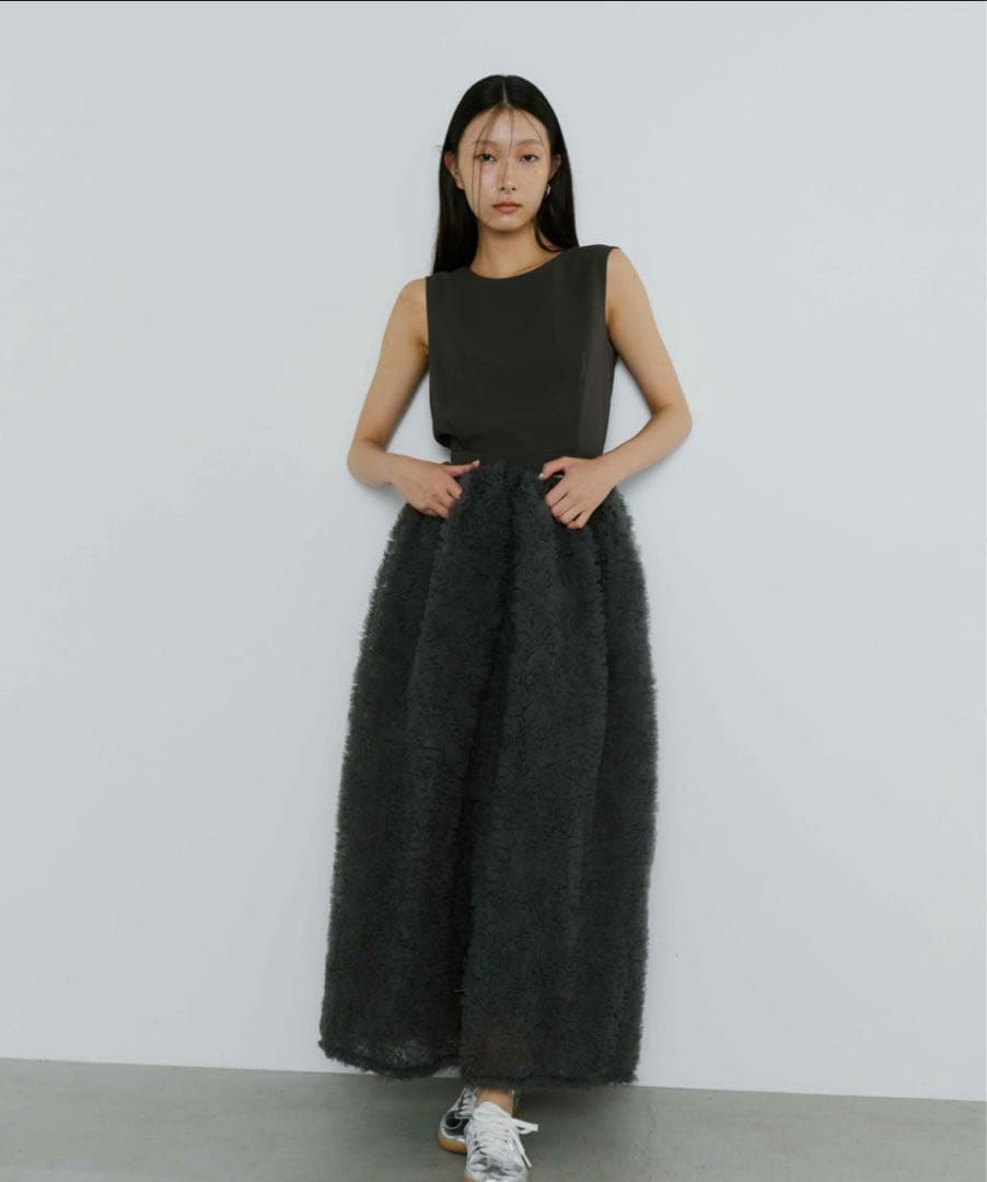 【ANDRESD】チュールドレス／ブラック Lサイズ