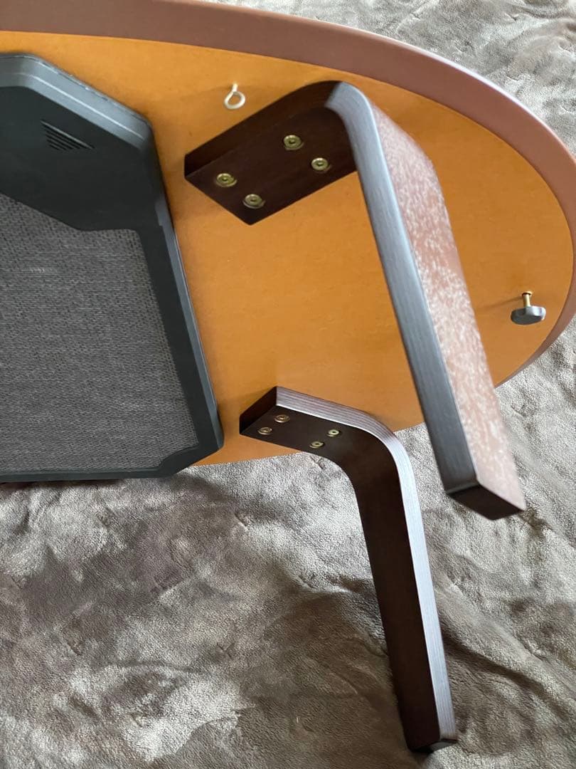 【中古】MUJI 楕円こたつセット（専用こたつ布団＆下敷ラグ）