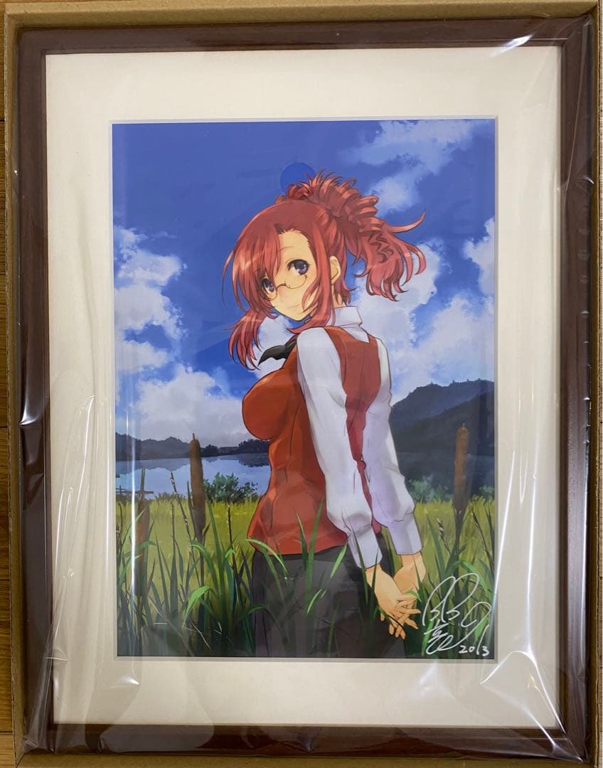 羽音たらく 直筆サイン入り複製原画 おねがいティーチャー