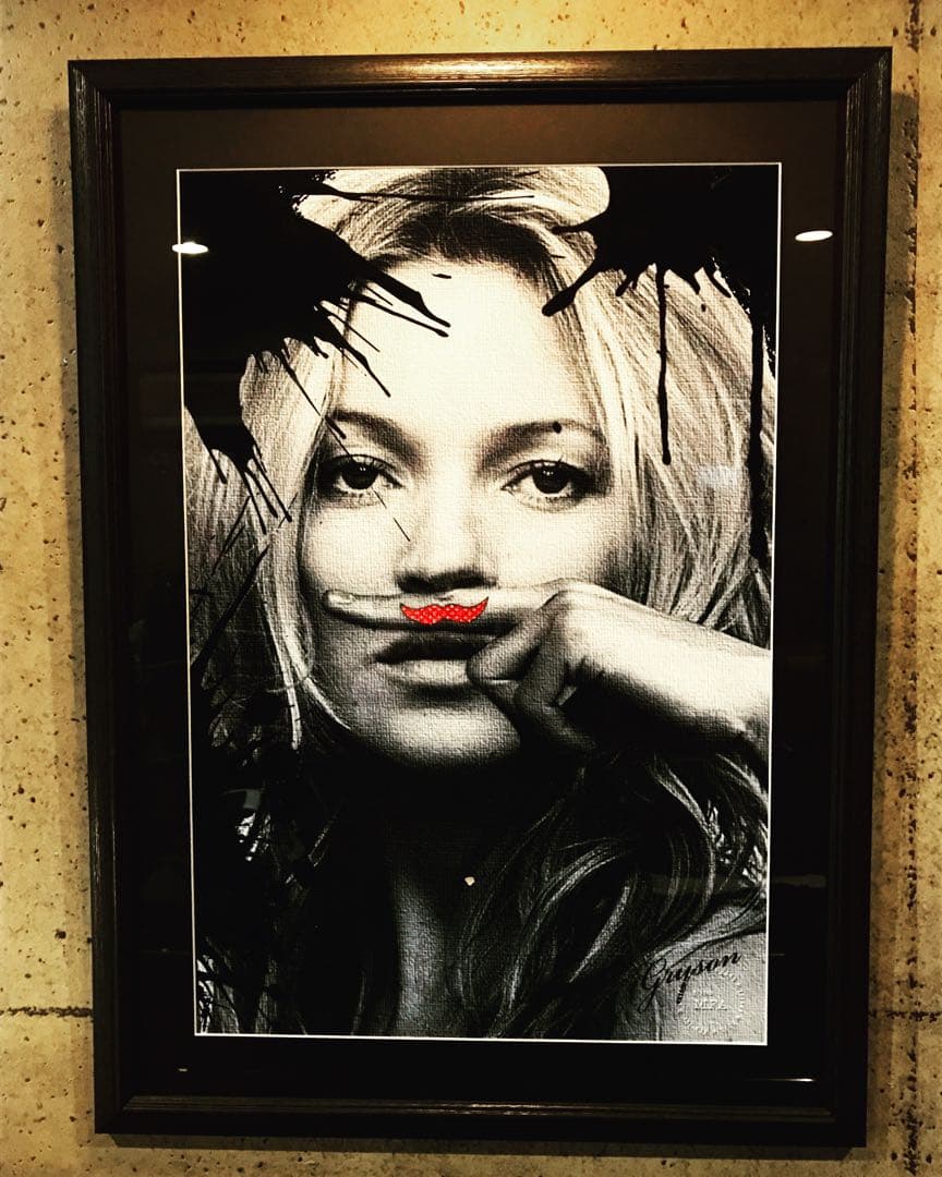 Grysonアート2.5L ケイトモスヴィトンパロディオマージュアート