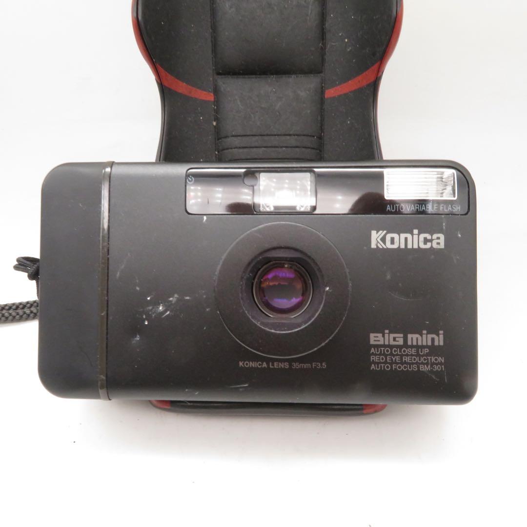 動作確認済み KONICA BiG mini 301 ブラック フィルムカメラ