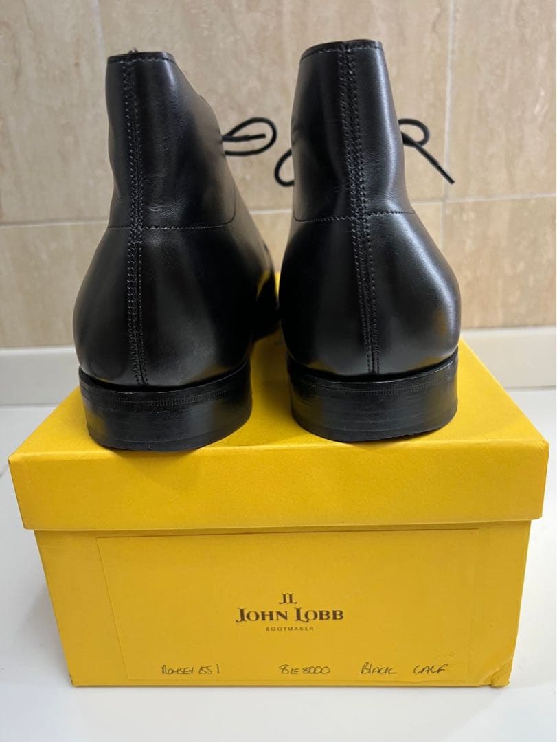 【渋わん】JOHN LOBB ROMSEY ８E BLACK 27㎝